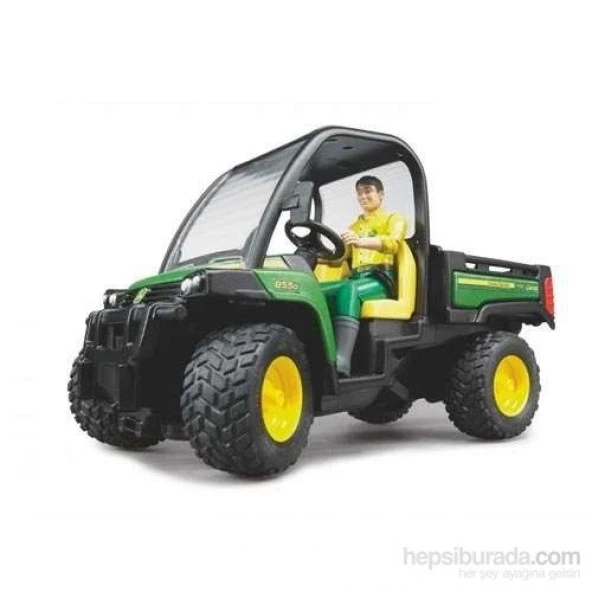 Bruder John Deere Gator 855D & Bworld Adam 02490 ürün görseli
