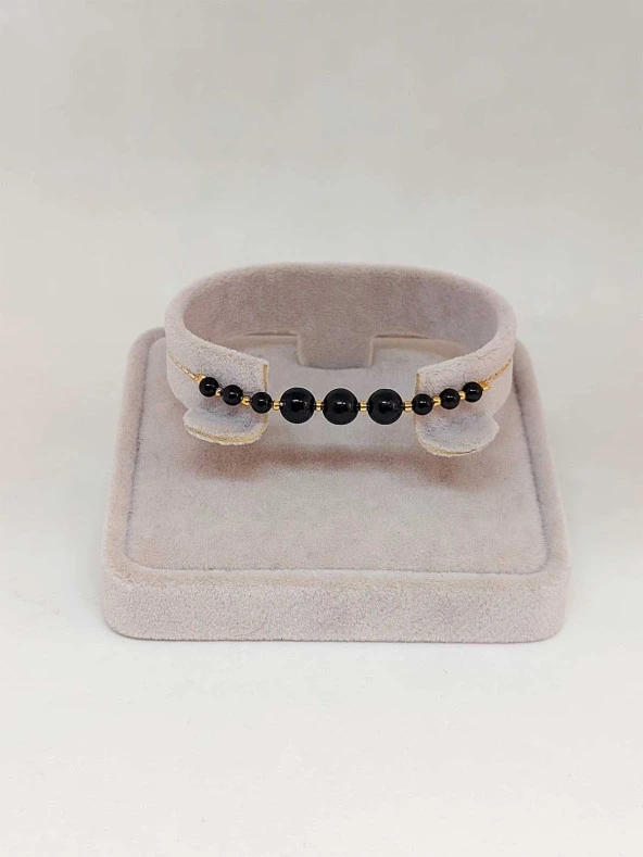 Turmalin Taşı Tasarım Bileklik (45728) - Resim 2