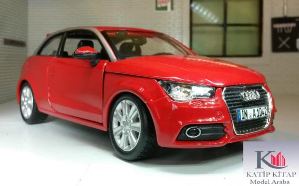 Burago Audi A1 1:24 Kırmızı Model Araba