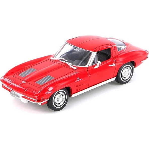 Welly 1:24 1963 Kırmızı Chevrolet Corvette