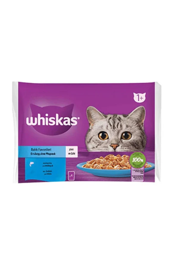 WHİSKAS POUCH BALIK ÇEŞİTLERİ 4*85GR