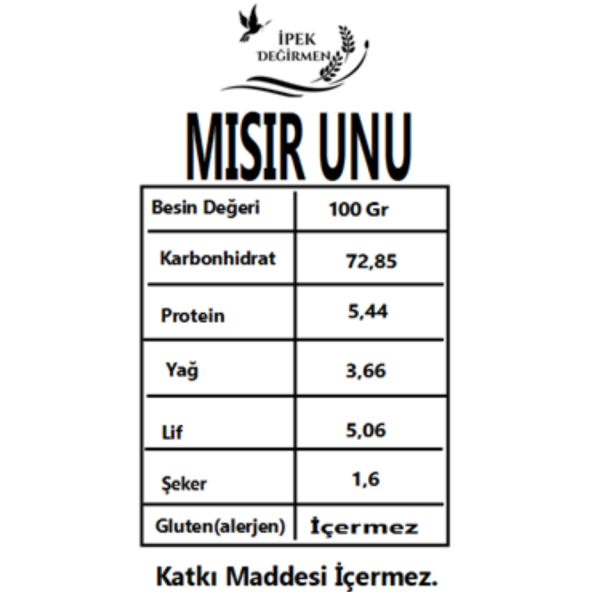 İpek Değirmen 2 Kg Ekmeklik Glutensiz Hamur İşi Paketi 2 Çeşit - 5