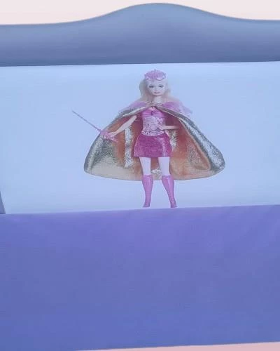 Başlık 90320 DK Tek Kişilik 90'lık Barbie Model Suni Deri Açık Mor Kumaş El Yapım - 2