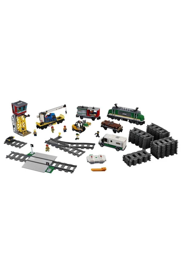 ® City Kargo Treni 60198 - Tren Seven Çocuklar için Oyuncak Yapım Seti (1226 Parça) - 2