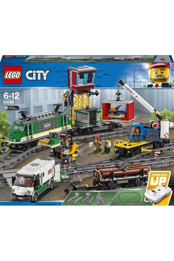 ® City Kargo Treni 60198 - Tren Seven Çocuklar için Oyuncak Yapım Seti (1226 Parça) - 3