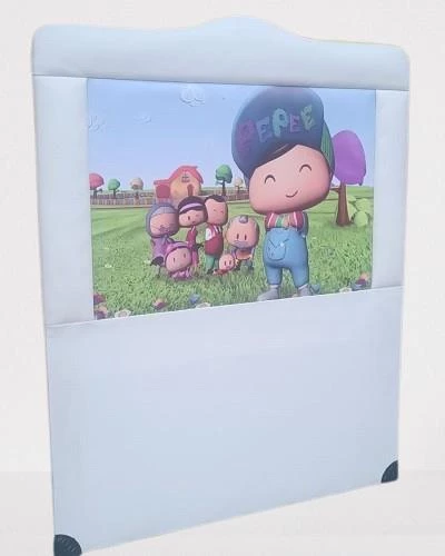 Başlık 90322 DK Tek 903320 Kişilik 90 PEPE Model Suni Deri beyaz Kumaş El Yapım - 5