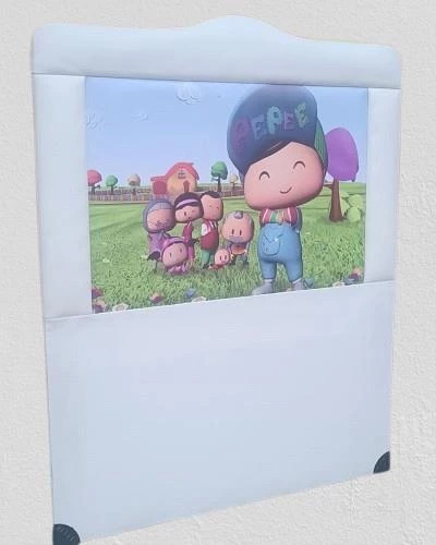 Başlık 90322 DK Tek 903320 Kişilik 90 PEPE Model Suni Deri beyaz Kumaş El Yapım - 6