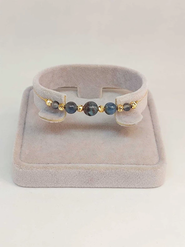 Kyanit Taşı Tasarım Bileklik (45740) - Resim 2