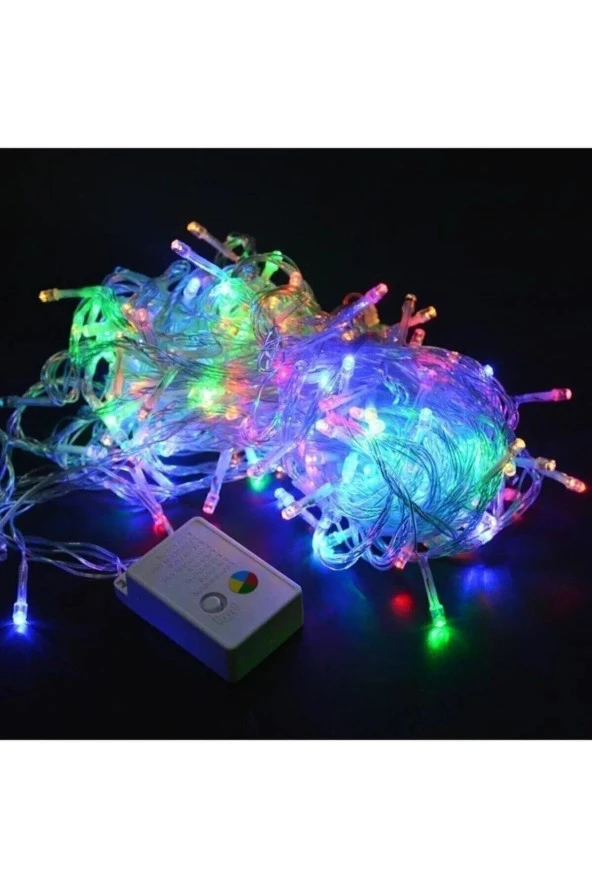 Yeni Nesil EKLENEBİLİR 40 Ledli 5 Metre Soft Led RGB 8 Farklı Fonksiyonlu Fişli Led - 2
