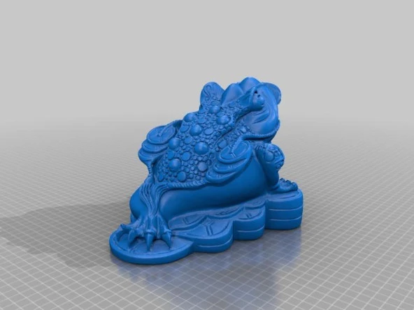 Çin Keepsake Şanslı Toad Plastik Aparat - 4