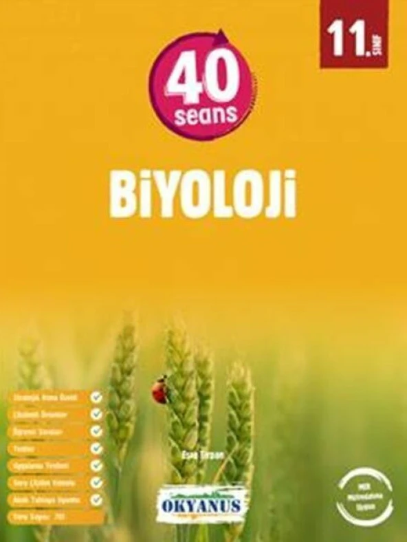 Okyanus Yayınları 11. Sınıf 40 Seans Biyoloji