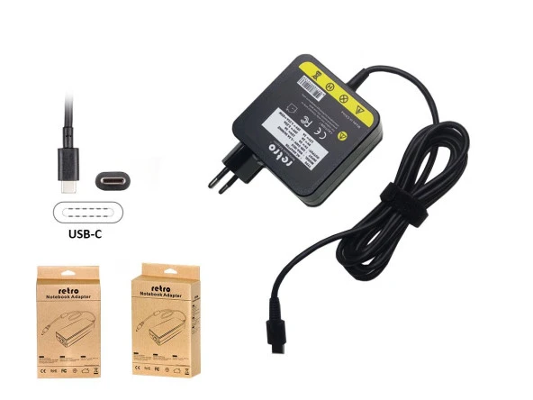RETRO  Acer, Asus, Dell, Lenovo 65W USB-C PD Adaptör RNA-IB15