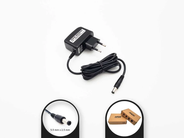 RETRO  6V 600mA 3.6W Ac Adaptör RPA-AC081
