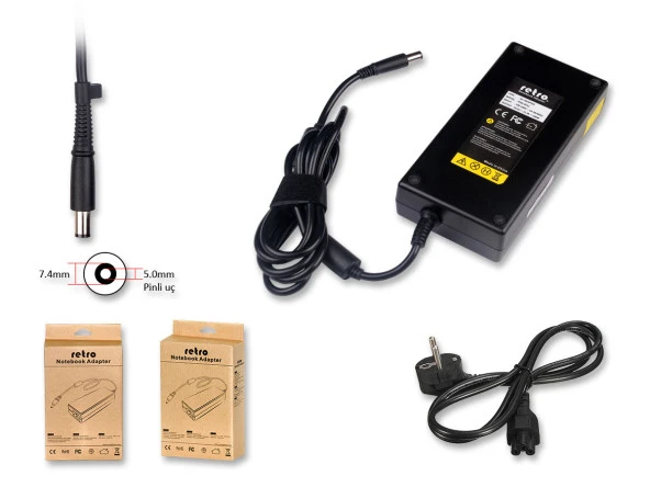 RETRO  Dell 240W Pinli Uç Notebook Adaptör RNA-DL11 ürün görseli