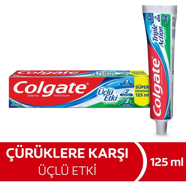 Colgate Üçlü Etki 2x125 Ml