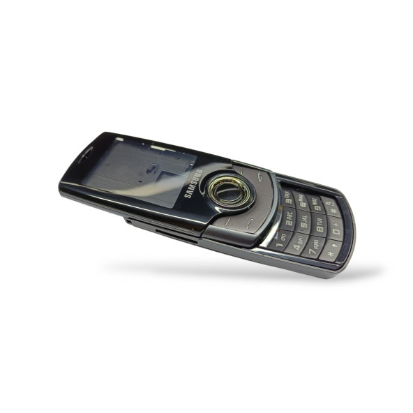 Samsung S3100 Kasa Samsung Galaxy S3100 Uyumlu Siyah Renk Orta Kasa Ön Arka Kapak Tuş Takımı - 2
