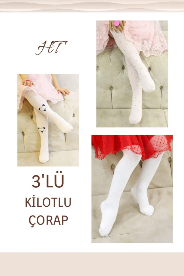 Hitra Tekstil 3'lü Kilotlu Çorap