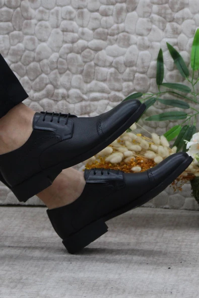 Mehmet Mete 42060 İç Ve Dış Hakiki Deri Kauçuk Taban Erkek Ayakkabı - Resim 5