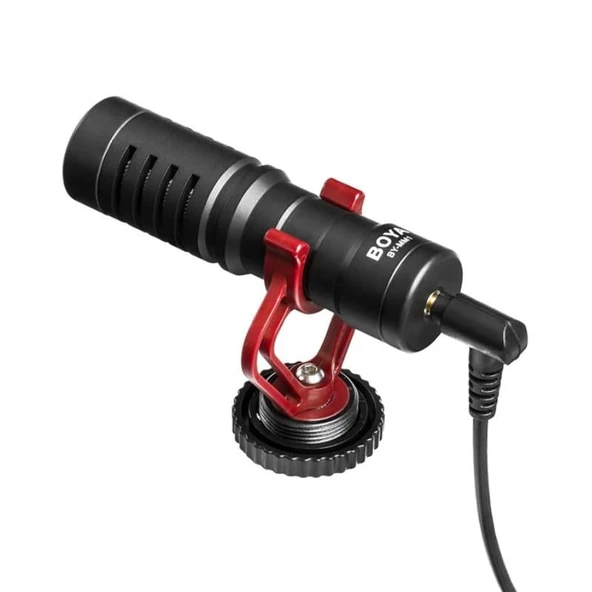 Boya BY-MM1 Profesyonel Süngerli Kardiyot Condenser Mikrofon Youtuber Yayıncı Mikrofonu Kablolu Kamera Fotograf Makinasına Uygun - 8