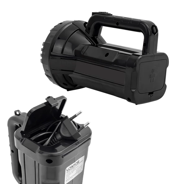 POWERMASTER CTL-SL051A İKİ KADEMELİ 1 POWER LEDLİ 75 WATT ŞARJLI FENER
