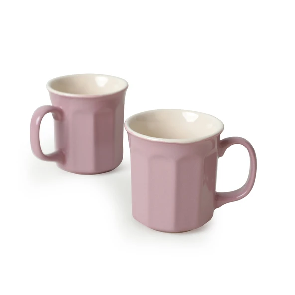 Keramika Violet/Krem Herakles Kupa 9 Cm 6 Adet 451/030 - 3