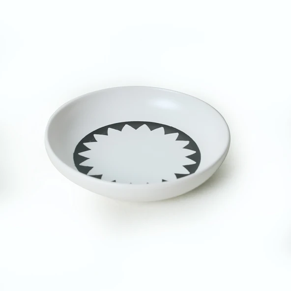 Keramika Keraart Black Pattern Nordic Yemek Takımı 24 Parça 6 Kişilik 21478-79-80 - 9