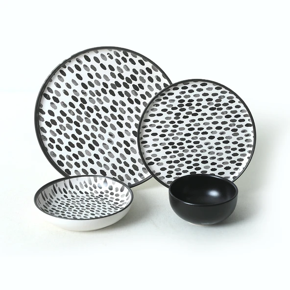 Keramika Keraart Shadow Nordic Yemek Takımı 24 Parça 6 Kişilik 21434 - 10