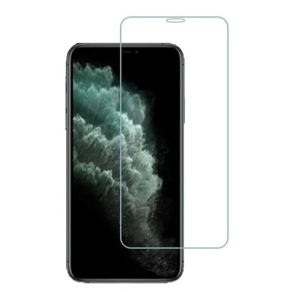iPhone 11-Iphone Xr 6.1,Kırılmaz Tempered Cam Ekran Koruyucu Şeffaf