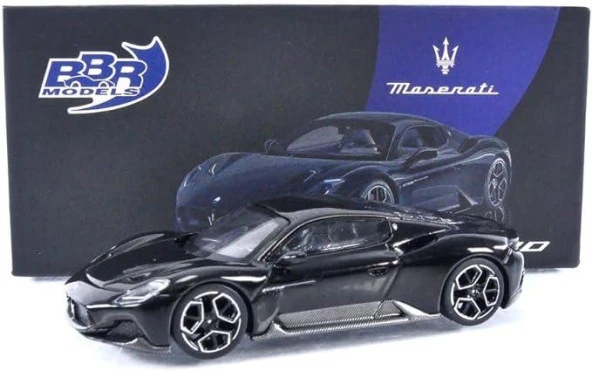 BBRModels Maserati MC20 Nero Enigma 1/64 Model Araba