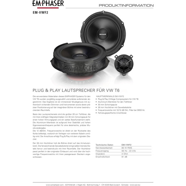 Emphser EM-VW-F4 T6 Transporter - Resim 6