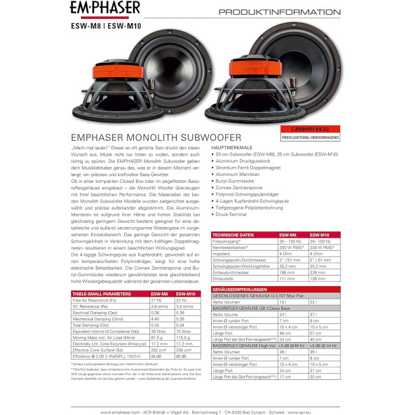 Emphser ESW-M8 - Resim 4