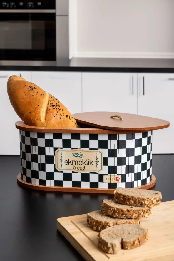 Lüx Ahşap Ekmeklik Dama – Ekmek Sepeti