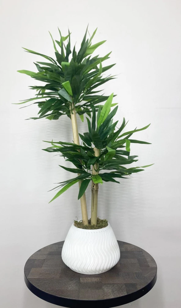 BİÇİÇEK   YAPAY BAMBU AĞACI  60CM YOĞUN YAPRAKLI - 1