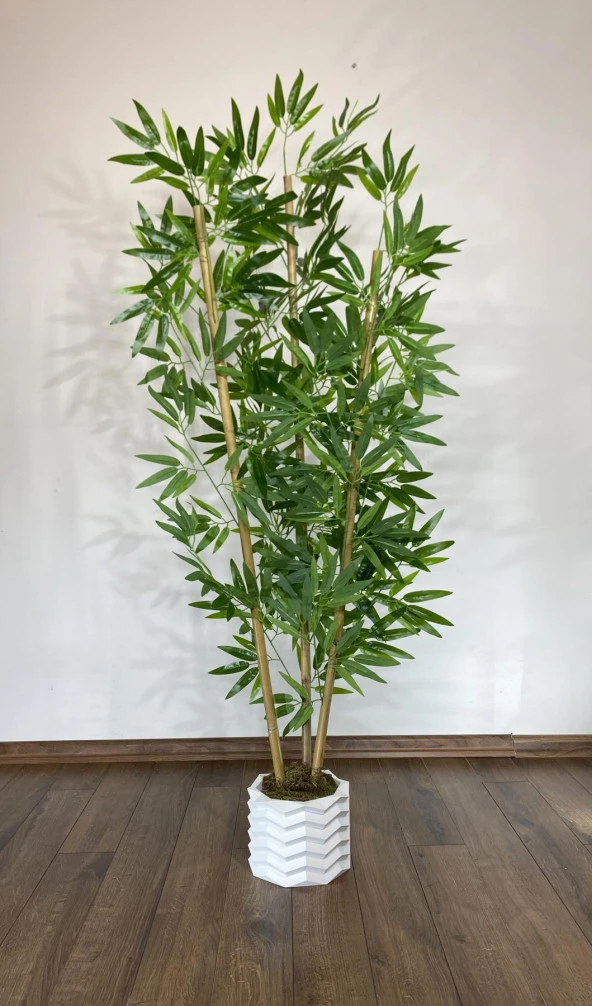 BİÇİÇEK YAPAY BAMBU AĞACI 160CM YOĞUN YAPRAKLI