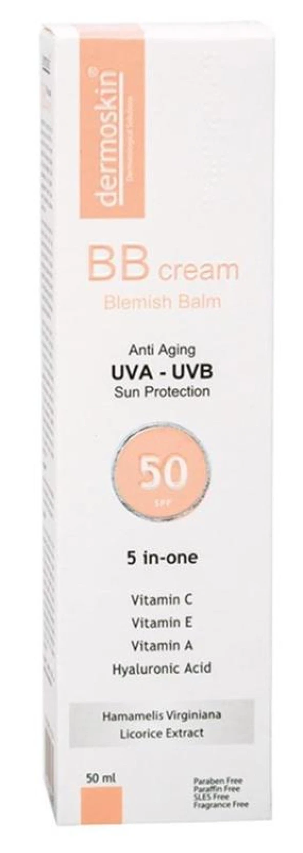 Dermoskin BB Krem SPF50 50 ml