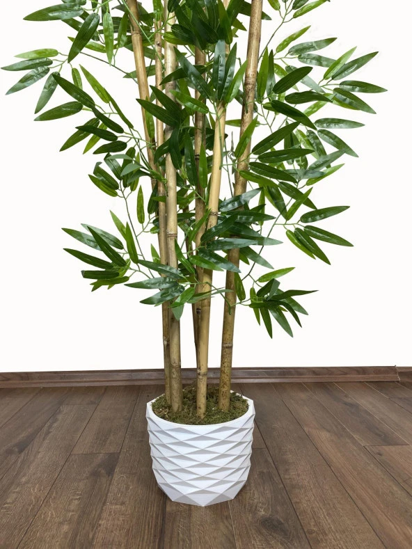 YAPAY BAMBU AĞACI 6 GÖVDELİ 180CM YOĞUN YAPRAKLI