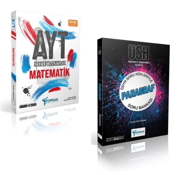 TOPRAK YAYINLARI AYT Matematik ve Paragraf Soru Bankası (2 Kitap)