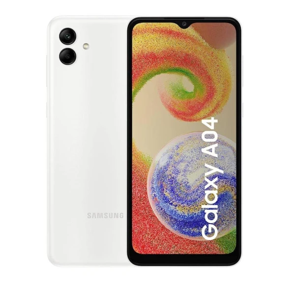 Samsung Galaxy A04 128GB 4GB Ram Beyaz (Samsung Türkiye Garantili)