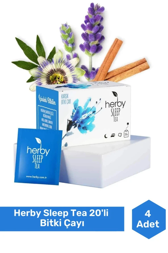 Herby Sleep Tea 20li Bitki Çayı - 4 Adet