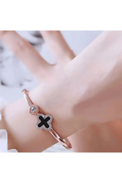 Kadın Bilekliği Takı Rose Gold Trend Hediye Şık RB55 - 2