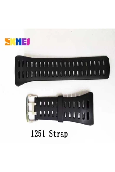 Skmei 1251 Saat Kordon Dijital Plastik Bileklik Yedek Aksesuar Spor Saat Strap