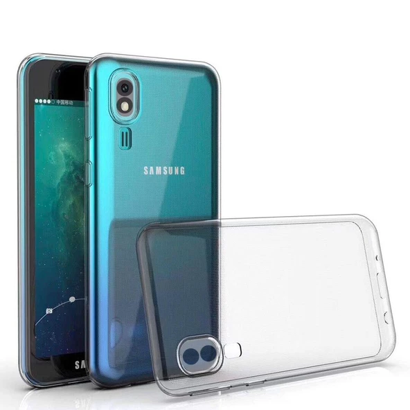 Samsung Galaxy A2 Core (A260) Kılıf FitCase Toz Koruma Tıpalı Şeffaf Arka Kapak