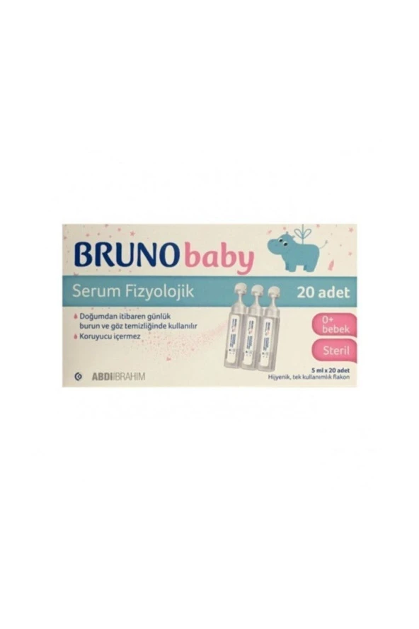 Bruno Serum Fizyolojik 20 Flakon