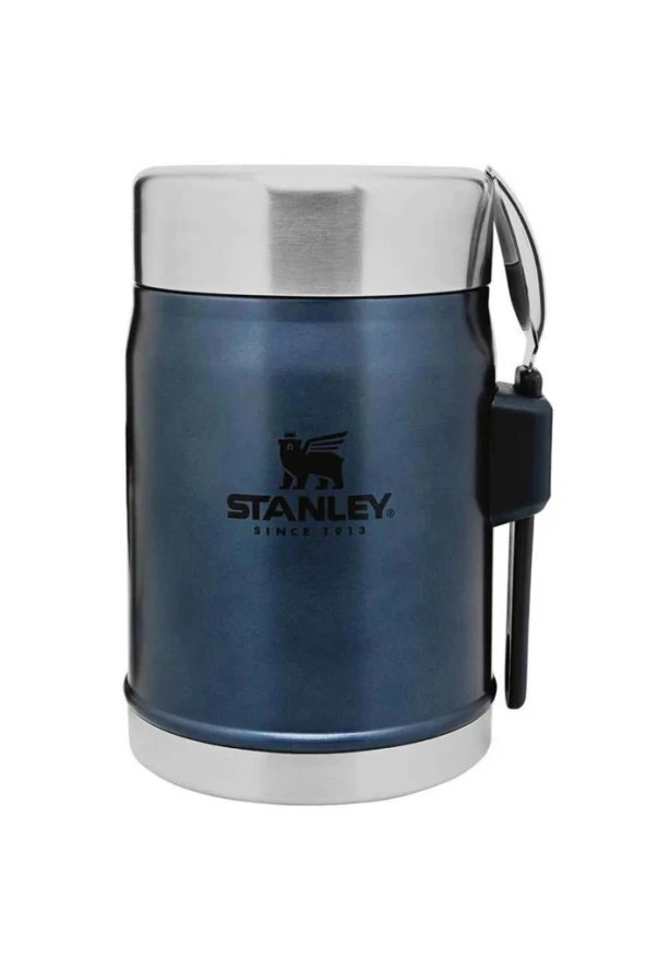 Stanley Klasik Kaşıklı 0,40 Litre Çelik Yemek Termosu - Lacivert