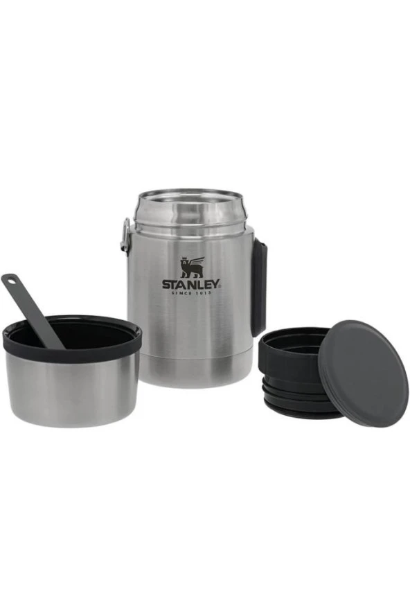 Stanley Adventure Kaşıklı 0,53 Litre Çelik Yemek Termosu - Çelik - 4