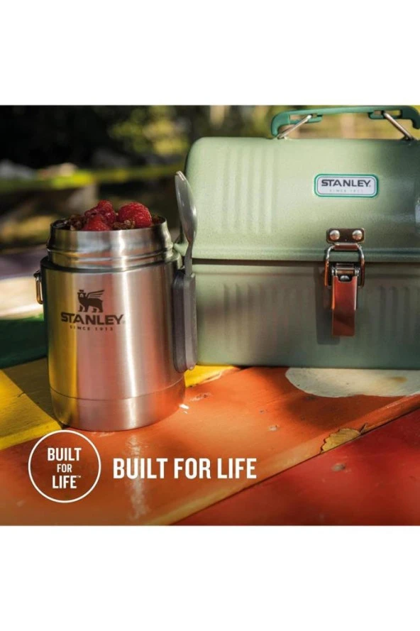 Stanley Adventure Kaşıklı 0,53 Litre Çelik Yemek Termosu - Çelik - 6