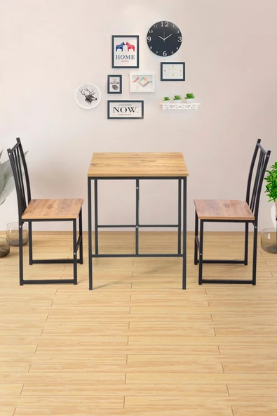 Retodesign Yıldız 2 Kişilik Yemek Masası Takımı 1620 - 1
