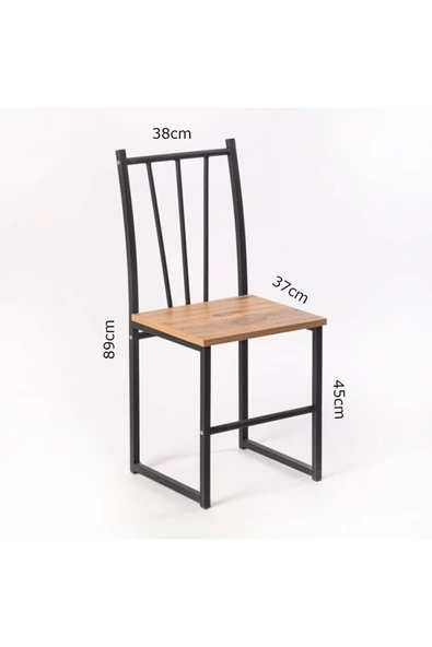 Retodesign Yıldız 2 Kişilik Yemek Masası Takımı 1620 - 4