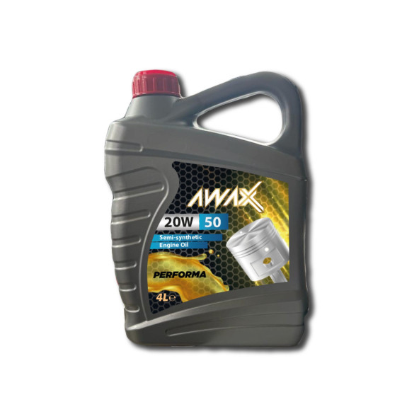 AWAX 20W50 4 LT MOTOR YAĞI 2 ADET KOLİLİ