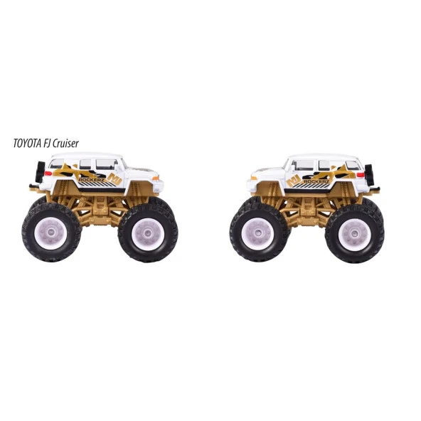 Majorette Monster Rockerz Gold Limited Edition 9 Oyuncak Araba Toyota FJ Cruiser - 2